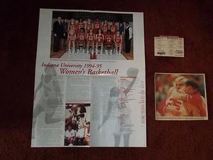 Póster de baloncesto de la Universidad de Indiana 1994 1995 imán Bobby Knight para hombre y mujer - Imagen 1 de 5