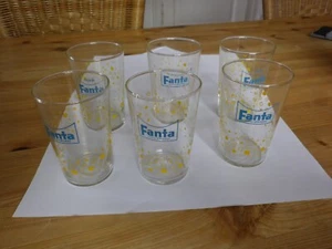 Altes Fanta Glas 60er Jahre / 70er Jahre Coca Cola Bubble Design Space Age Alt - Bild 1 von 5