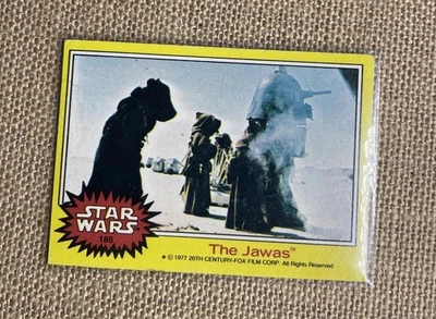 1977 Topps Star Wars Yellow #186 The Jawas Sandcrawler Tatooine - Image 1 of 2
