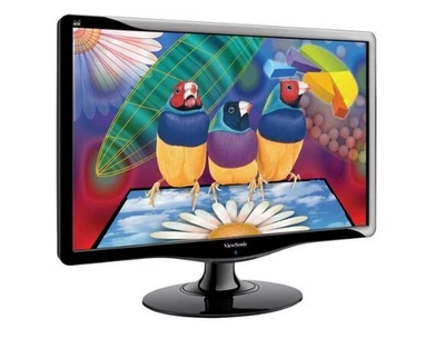 🌟ViewSonic VA1931WM-LED 19"Widescreen LED Monitor RGB DVI-D With Power Cord  - Image 1 of 4