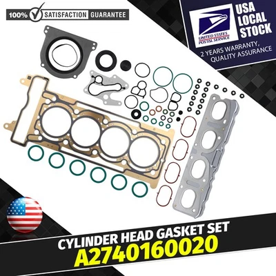 New Rebuild Gasket Seals Kit Replace For Mercedes-Benz E200 E250 E300 C300 2.0T — 第 1/4 张图片