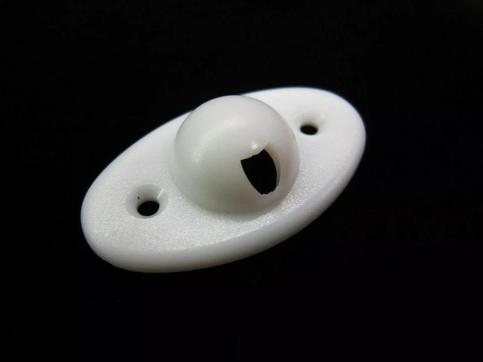 5 X White Knot Holder/fixing plate for Roller/Roman Blind pulls, - Image 1 of 1