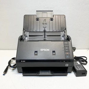 Epson WorkForce ES-400 Color Duplex Desktop Document Scanner (w/ Cables) - Picture 1 of 8