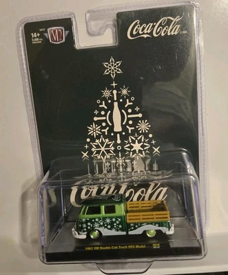 M2 Coca-Cola Christmas 1/64 Scale 1961 VW Double Cab Truck USA Model Rare - Image 1 of 4
