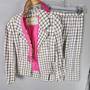 Tuta gonna Mildred Davis Baltimora misto lana set classico metà secolo - senza taglia - Foto 1 di 15