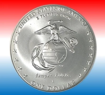 2005 P NGC MS70 Marine Corps Commemorative Silver Dollar - pre 2025 privy - Image 1 of 4
