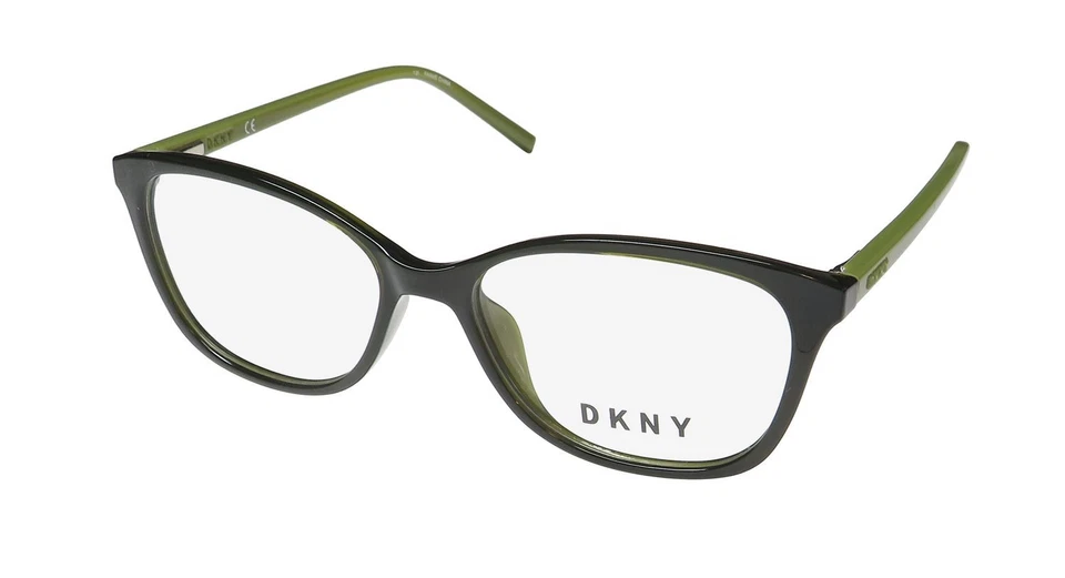 DKNY DK5005 EYEWEAR 51-15-135 WOMENS PLASTIC CAT EYE 313 GREEN FULL-RIM