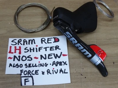 NEW NOS  + SRAM Red LEFT Hand  2 Speed Shifter + NEW with new inner cables   (F) - Image 1 of 4