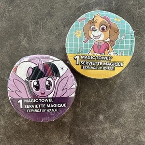 My Little Pony & Paw Patrol Magic Towel Expands in Water - Picture 1 of 2