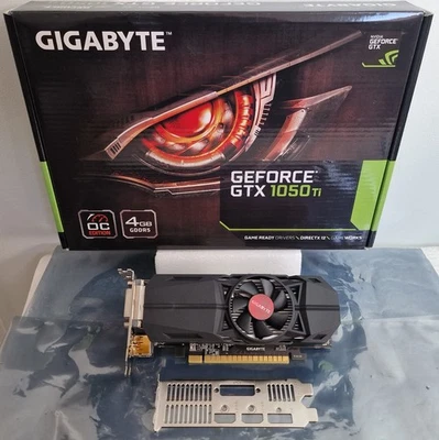 GTX 1050 Ti LP Low profile Graphics Card 4GB Geforce Nvidia Gigabyte GTX 1050Ti - Image 1 of 4