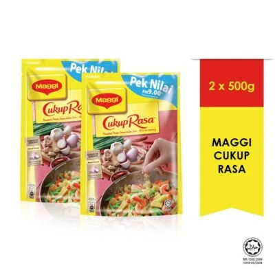 Condimento Original Todo en Uno MAGGI Cukup Rasa 2 X 300G Halal DHL Envío Gratuito Foto 1 de 2