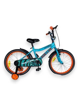 Kinder Fahrrad Blau mit 16 Zoll mit Aluminium Legierung - Bild 1 von 4