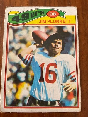 1977 Topps Mexican #331 Jim Plunkett short print (SP) San Francisco 49ers - Image 1 of 2