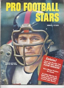 1957 Pro Football Stars Magazine Frank Gifford New York Giants Ollie Matson FAIR - Picture 1 of 8