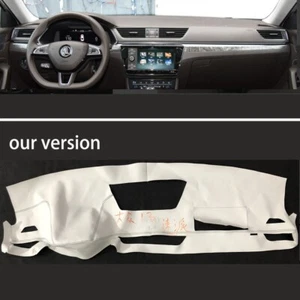 Custom Alcantara Car Dashboard Cover Wrap for Skoda Superb 2016-2019 - Picture 1 of 10