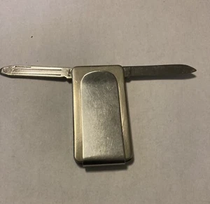 Money Clip, Pocket Knife, And File - Picture 1 of 4