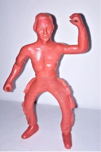 Vintage Native American Indian Toy Figure - 5.5" Tall - Plastic - Good Condition - Picture 1 of 3