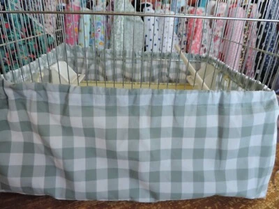 Guinga Pato Huevo Azul Pájaro Jaula Ordenada Cazador de Semillas Cubierta 14 x 18" (36 x 46 cm) Foto 1 de 2