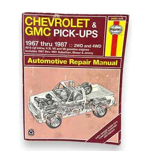Haynes CHEVROLET & GMS PICK-UPS 1967-1987 2WD 4WD Repair Manual 24064 - Picture 1 of 11