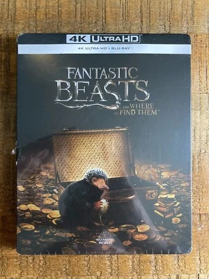Fantastic Beasts & Where to Find Them w. Steelbook (4K UHD + Blu-ray, Import) Foto 1 de 4