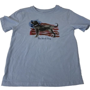 The Black Dog Martha's Vineyard Short Sleeve T-shirt youth kids Medium blue - Picture 1 of 9