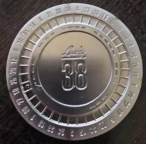 Lucky 38 Platinum Poker Chip aus Fallout New Vegas Collector's Edition Box - Bild 1 von 2