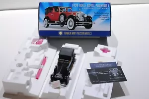 FRANKLIN MINT 1929 ROLLS-ROYCE PHANTOM I CABRIOLET DE VILLE SCALE 1:24 - Picture 1 of 8