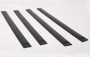 EGR 953474 Rugged Look Body Side Crew Cab Molding 4Pcs Black Fit Chevy GMC Ford - Foto 1 di 8