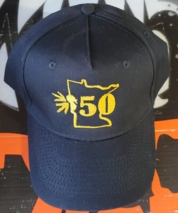 2023 NWTF ADJUSTABLE HAT * MINNESOTA 50TH ANNIVERSARY * BLACK " NEW " - Picture 1 of 2