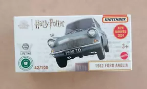 MATCHBOX POWER GRABS HARRY POTTER 1962 FORD ANGLIA (LIGHT BLUE) 42/100 - Picture 1 of 3