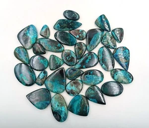 Azurite Shattuckite ! Wholesale Azurite Shattuckite Cabochon Lot 72243 - Picture 1 of 5