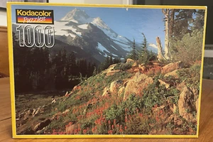 Vintage Mt Jefferson 1000 Piece Kodak Kodacolor Puzzle Rose Art brand SEALED - Picture 1 of 4