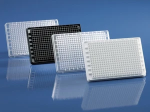 BrandTech 781627 384 Well-Platte, schwarz, PureGrade steril, F-Boden, 50er-Pack - Bild 1 von 1