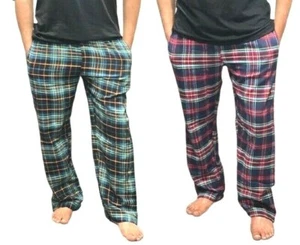 New Men's Boys Soft Premium Flannel Pyjamas Bottoms Lounge Wear Night Trousers - Picture 1 of 5