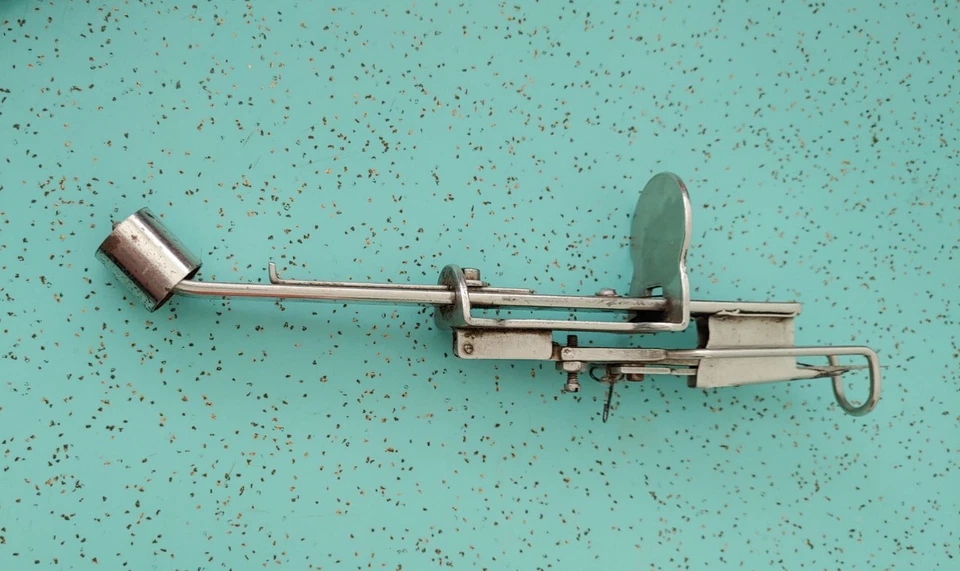 Antique Rug Hooking Tool Machine AS IS HANDLE Missing But Still Usable  - Image 1 of 4