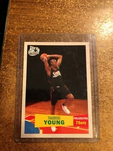 2007-08 Topps Basketball 1957-58 Variations # 122 Thaddeus Young RC - Picture 1 of 2