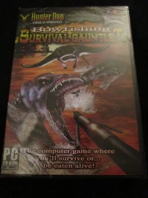 Hunter Dan Bowfishing Survival Gauntlet PC Cd-Rom, 2004 New Sealed - Image 1 of 2