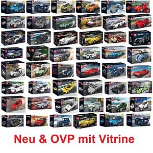Mould King Speed Champions Neu & OVP  +++39 verschiedene Modelle+++ mit Vitrine