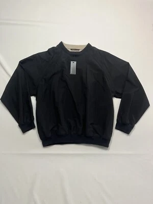 Greg Norman Mens Windbreaker Jacket Thin Black Size Medium NWT - Image 1 of 4