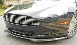 Aston Martin DB9/ Volante  2004-2011 lineaTesoro Front Lip Spoiler Carbon Fiber - Picture 1 of 7