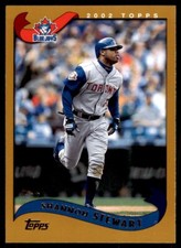 2002 Topps Baseball Card Shannon Stewart B Baseball Cards #135