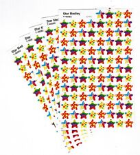 5 Sheets Colorful Mini Patterned Stars 500 Scrapbook Stickers!