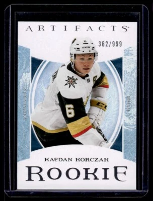 2022-23 Upper Deck Artifacts Kaedan Korczak RC 362/999 Vegas Golden Knights #197 - Image 1 of 2