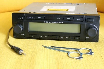 Becker Grand Prix CD BE 7992 | MP3 rot Radio Bluetooth + AUX BMW Audi - Bild 1 von 4