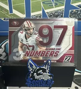 Panini Zenith Behind The Numbers #22 2023 - Nick Bosa - San Francisco 49ers - Imagen 1 de 3
