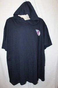 mens fanatics cleveland guardians hoodie t-shirt pullover 3XLT nwt navy blue - Picture 1 of 3