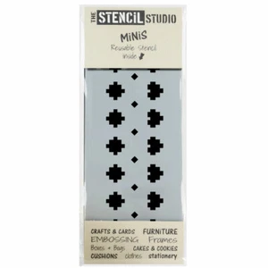 Scandi Border STENCIL MiNiS -Craft /Furniture /DIY Stencils - Scandinavian 10551 - Picture 1 of 5