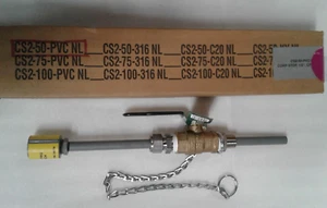 Neptune Corporation CS2-50-PVC-NL Pumps Corporation Stop with Injection Quills - Picture 1 of 8