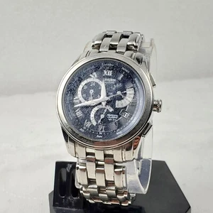 CITIZEN ECO-DRIVE CALIBRE 8700 PERPETUAL CALENDAR MEN'S WATCH WORKING AS IS - Picture 1 of 10
