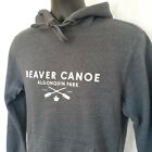 Beaver Canoe Omer Stringer Sweatshirt Algonquin Park Hoodie Pullover Grey XS 
